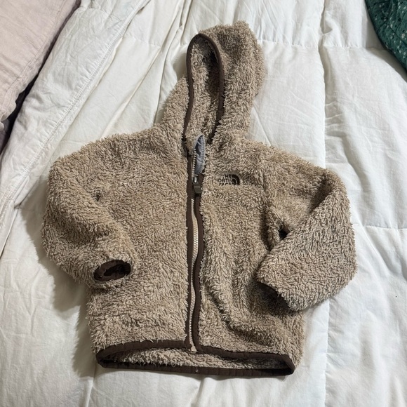 The North Face Other - The North Face Campshire Brown Tan Bear Zip Up Jacket Sherpa Teddy 18-24 month